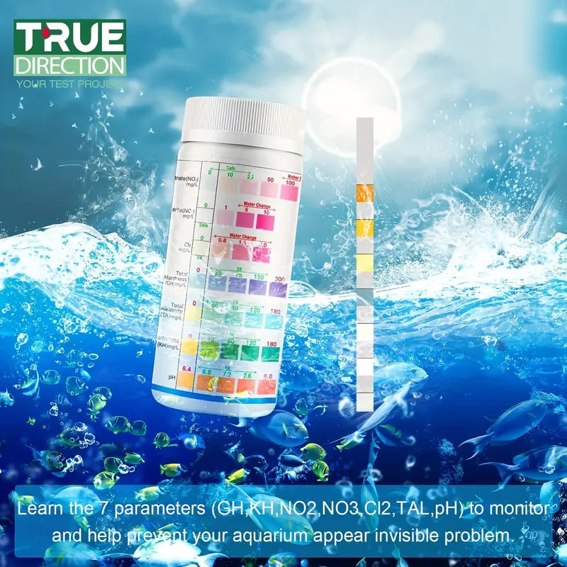 Aquarium Water Test Strips - All in 1 - 100 Count